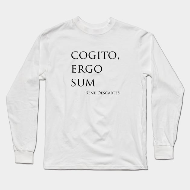 Cogito, ergo sum. Long Sleeve T-Shirt by ARCANO22